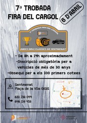 VII TROBADA FIRA DEL CARGOL